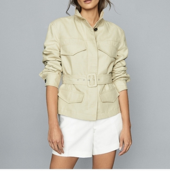 Reiss Jackets & Blazers - REISS Eden belted utility jacket new